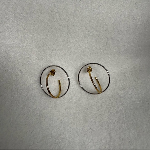 Charlotte Chesnais Jewelry - CHARLOTTE CHESNAIS Saturn M Earrings Gold Vermeil Sterling Silver